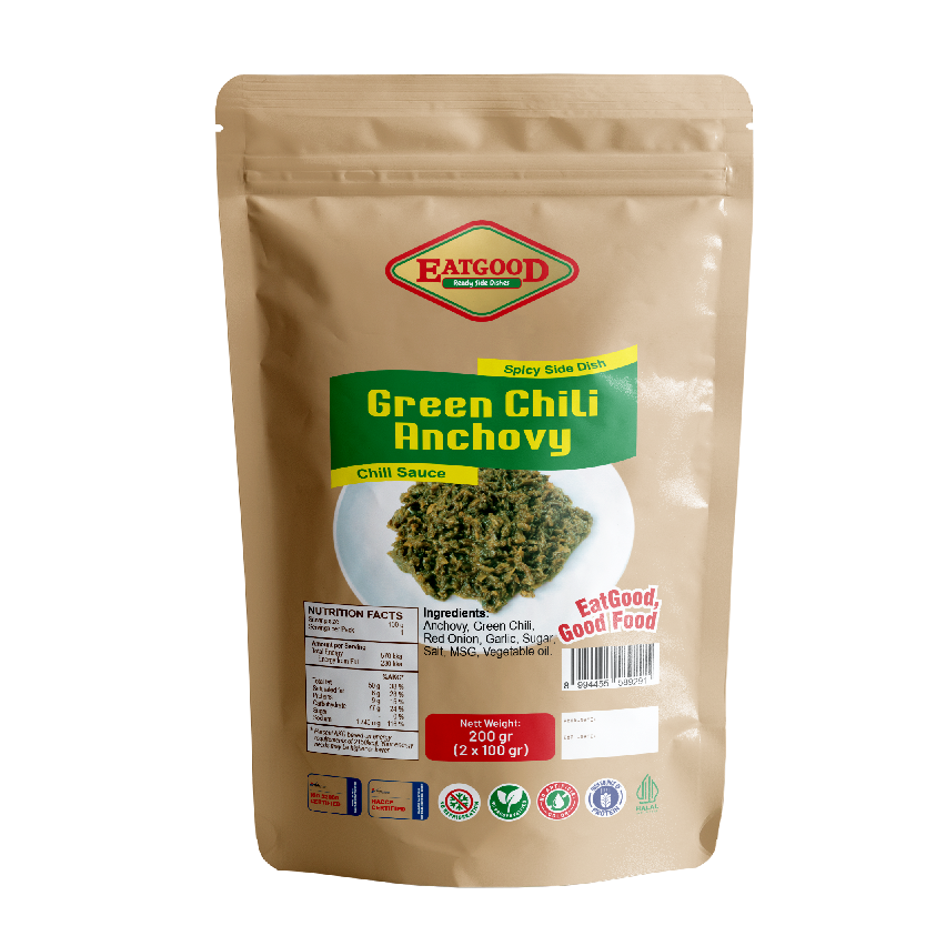 Green Chilli Anchovy 200 gr