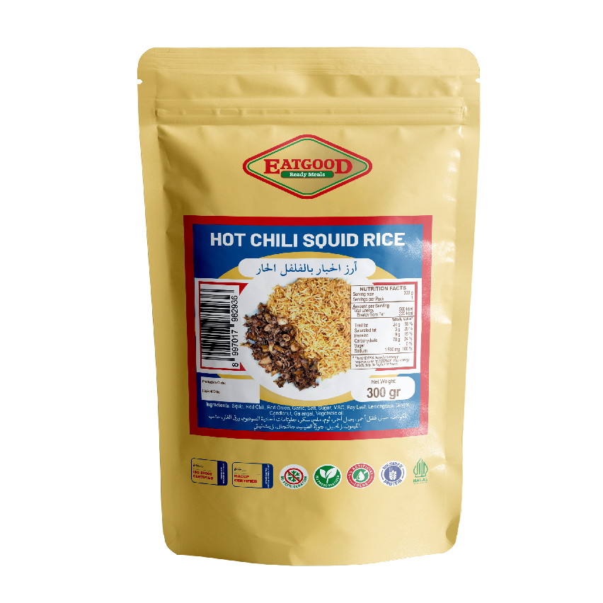 Hot Chili Squid Rice 300 gr